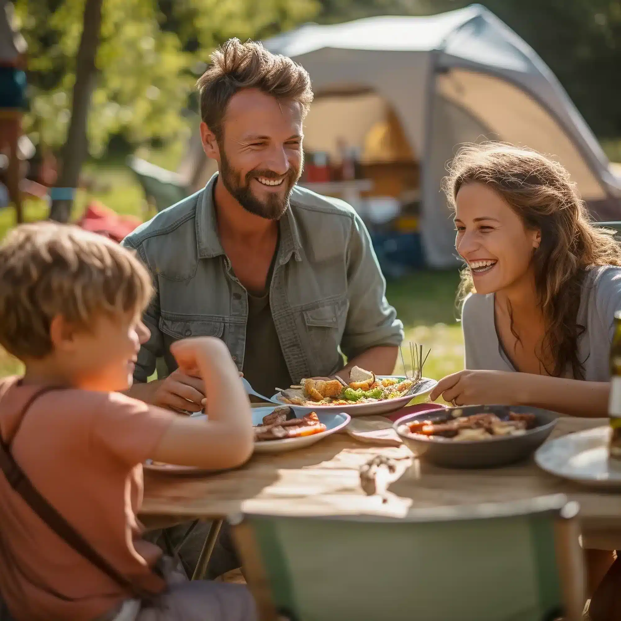 camping familial budget trinité sur mer