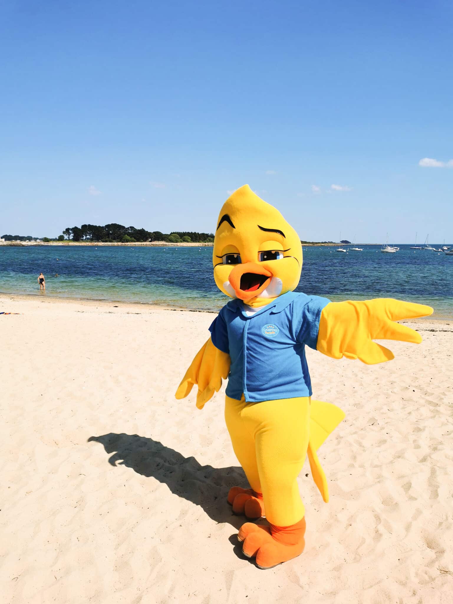 Piki l'oiseau du paradis, la mascotte des campings paradis